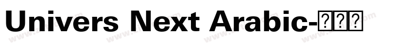 Univers Next Arabic字体转换